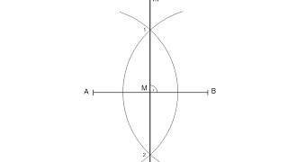 Constructing the perpendicular bisector of a line segment [upl. by Elbas608]