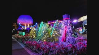 Epcot Holiday Music 25 Hour Loop [upl. by Amorete333]