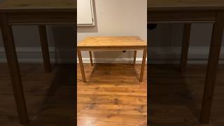 Ikea Jokkmokk table leg assembly ikea woodenfurniture woodentableikeastore diningtabletable [upl. by Herby899]