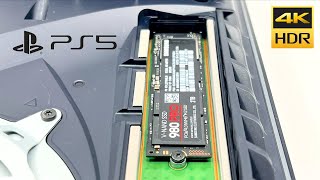 How to Install amp Format M2 SSD on PS5 Console [upl. by Otrevire]