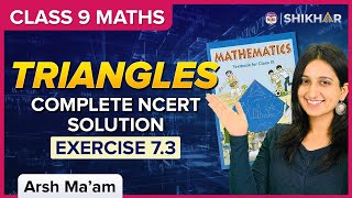 Triangles  NCERT Exercise 73  Class 9  Chapter 7  Maths  BYJUS [upl. by Klina]