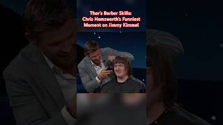 Thor’s Barber Skills Chris Hemsworth’s Funniest Moment on Jimmy Kimmel chrishemsworth shorts fun [upl. by Astred]