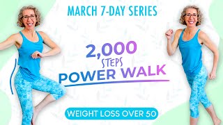 Cardio POWER WALK with BALANCE Practice WEIGHT LOSS Workout 🍃 Pahla B Fitness [upl. by Bettzel]