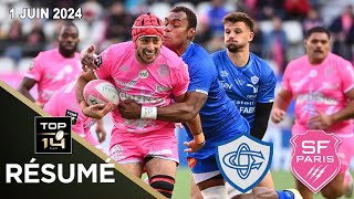 TOP 14  Résumé 1ère moitié Castres Olympique vs Stade Français Paris  J25  Saison 20232024 [upl. by Erle]