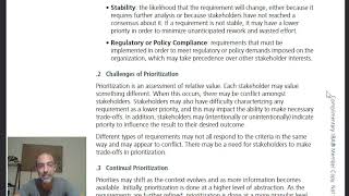 Business Analysis BABOK Guide Chapter 53 Prioritise Requirements [upl. by Benoit460]