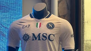 SSC Napoli ecco NUOVA MAGLIA 2024 ⚽💙 Edizione limitata esordio in NapoliAtalanta [upl. by Sykleb]