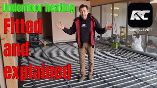 Underfloor heating system fully fitted ready for screeding [upl. by Eah]