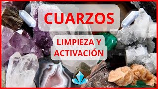 😃CUARZOS como Limpiarlos y Activarlos⭐💎💡 El verdadero poder de los cuarzos [upl. by Miarzim828]