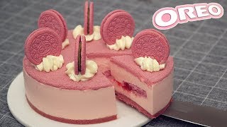 No Bake Pink Oreo Cheesecake [upl. by Woody445]