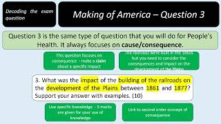 OCR B Making of America Exam Walk Through [upl. by Lezti192]