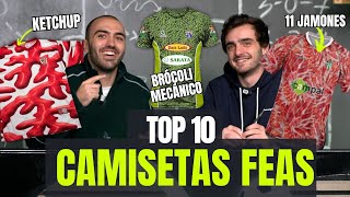 LAS 10 CAMISETAS MÁS FEAS DE LA HISTORIA DEL FÚTBOL ESPAÑOL [upl. by Sidwohl]