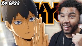 KAGEYAMA IS THE KING  Haikyuu Season 4 Episode 23 Reaction [upl. by Oidualc990]