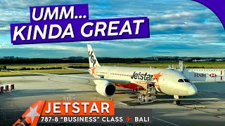 JETSTAR 7878 quotBusinessquot Class 🇦🇺 ⇢ 🇮🇩【Trip Report Brisbane to Bali】Surprisingly Great [upl. by Ainer]