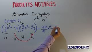 PRODUCTOS NOTABLES  Binomios Conjugados  Ejemplo 2 [upl. by Yesnyl]