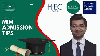 How I Got Into INSEAD and HEC Paris MIM with Scholarship [upl. by Leanard868]