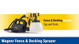 Wagner Fence amp Decking Sprayer  Screwfix [upl. by Trista86]