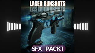 Laser Gunshots Sfx Pack1 [upl. by Aryhs]