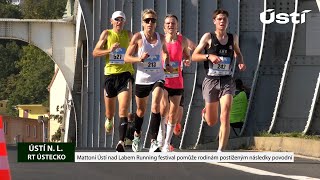 ÚSTÍ NL Mattoni Ústí nad Labem Running festival pomůže rodinám postiženým následky povodní👍🌧💵🏃‍♂️🥇 [upl. by Emilie]