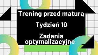 Tydzień 10 Zadania optymalizacyjne [upl. by Lirrehs231]