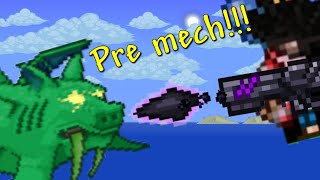 Terraria Duke fishron Pre mech MASTER mode 1449 [upl. by Nahgaem5]