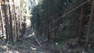 Forst  Technik Lieber in Leoben Steiermark  Holzschlägerung mobile Seilbahntechnik [upl. by Welsh230]