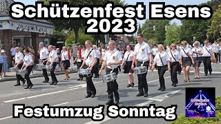 Schützenfest Esens 2023  Festumzug Sonntag [upl. by Manly]