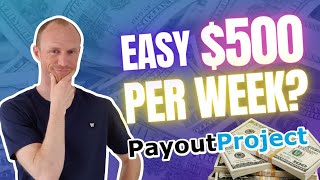 PayoutProject Review – Easy 500 Per Week Full Truth [upl. by Nauqyt]