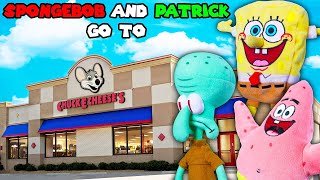 Spongebob Goes To Chuck E Cheese  Spongebob Plush [upl. by Kaela]