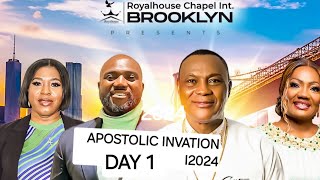 Apostle General Sam K Ankrah in BROOKLYN Apostolic Invasion 2024 Royal House Chaple Int Day 1 [upl. by Vtarj]