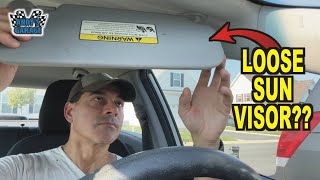 How To Fix A Loose Sun Visor Andy’s Garage Episode  488 [upl. by Chow]