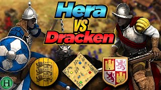 Bulgarians vs Spanish  1v1 Arabia  vs Dracken  AoE2 [upl. by Artaed508]