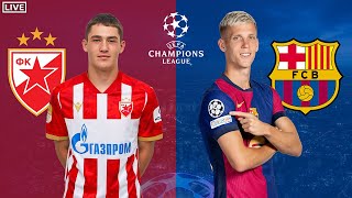 Crvena zvezda vs Barcelona  LIGA PRVAKA [upl. by Erdda]