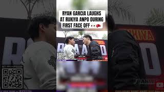 Ryan Garcia LAUGHS in Anpo’s FACE During First Face Off [upl. by Adelaida]