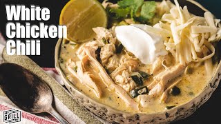 Easy White Chicken Chili The Last Recipe Youll Ever Need [upl. by Irvin838]