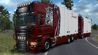 Scania R999 Sarantos Euro Truck Simulator 2 Live [upl. by Elyod]