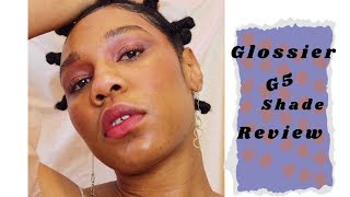 New Glossier Skin Tint Shade  G5 Demo and Review Deep Tan Skin [upl. by Ardnosac139]