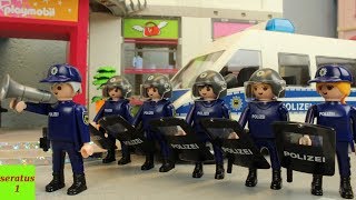 Die Motorradbande Playmobil Film Bundespolizei Einsatz Stop Motion seratus1 [upl. by Innad425]