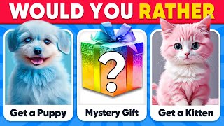 Would You Rather MYSTERY Gift Edition 🎁❓ Daily Quiz [upl. by Dugaid]