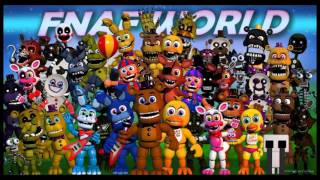 FNaF World OST  A new challenger Extended [upl. by Haran841]