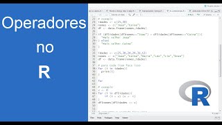 Operadores na linguagem R Curso para iniciantes  Aula 5 [upl. by Medwin]