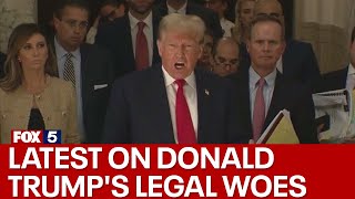 Latest on Donald Trumps legal woes [upl. by Eidaj]