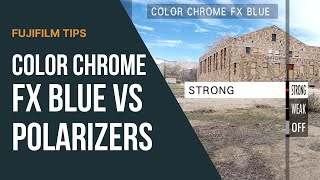 Fujifilms Color Chrome FX Blue as a Polarizing Filter Alternative [upl. by Nylsirk]