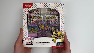 Chill Pokémon 151 Alakazam EX Collection box ASMR unboxing asmr unboxing pokemon [upl. by Assilav]