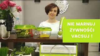 Szklane Pojemniki Próżniowe ZEPTER VACSY  Vacsuj i NIE MARNUJ jedzenia [upl. by Sidnee]