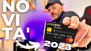 POSTEPAY EVOLUTION 2023 Tutte Le Novità della carta ricaricabile con iban di Poste italiane [upl. by Nivled]