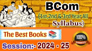 Bcom 1st year Syllabus 202425  Bcom syllabus 2024  Bcom 1 Sem  Bcom 1st year Books [upl. by Tigdirb674]