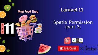 Laravel 11  Install Spatie Permission Part 28 [upl. by Aisac]