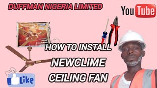 NEWCLIME CEILING FAN INSTALLATION 240V Verydarkblackman PararanMockNews CriticsNewsls3bg [upl. by Amhsirak]