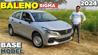 2024 Suzuki Baleno Sigma Base Model Review and Walkaround ✅🔥 l Baleno Sigma Review ✅ l MRCars [upl. by Aisetal]