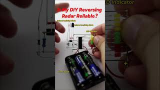 Is my diy reversing radar reliablesensor asternradar battery ic led circuit infraredlight [upl. by Nyleve]